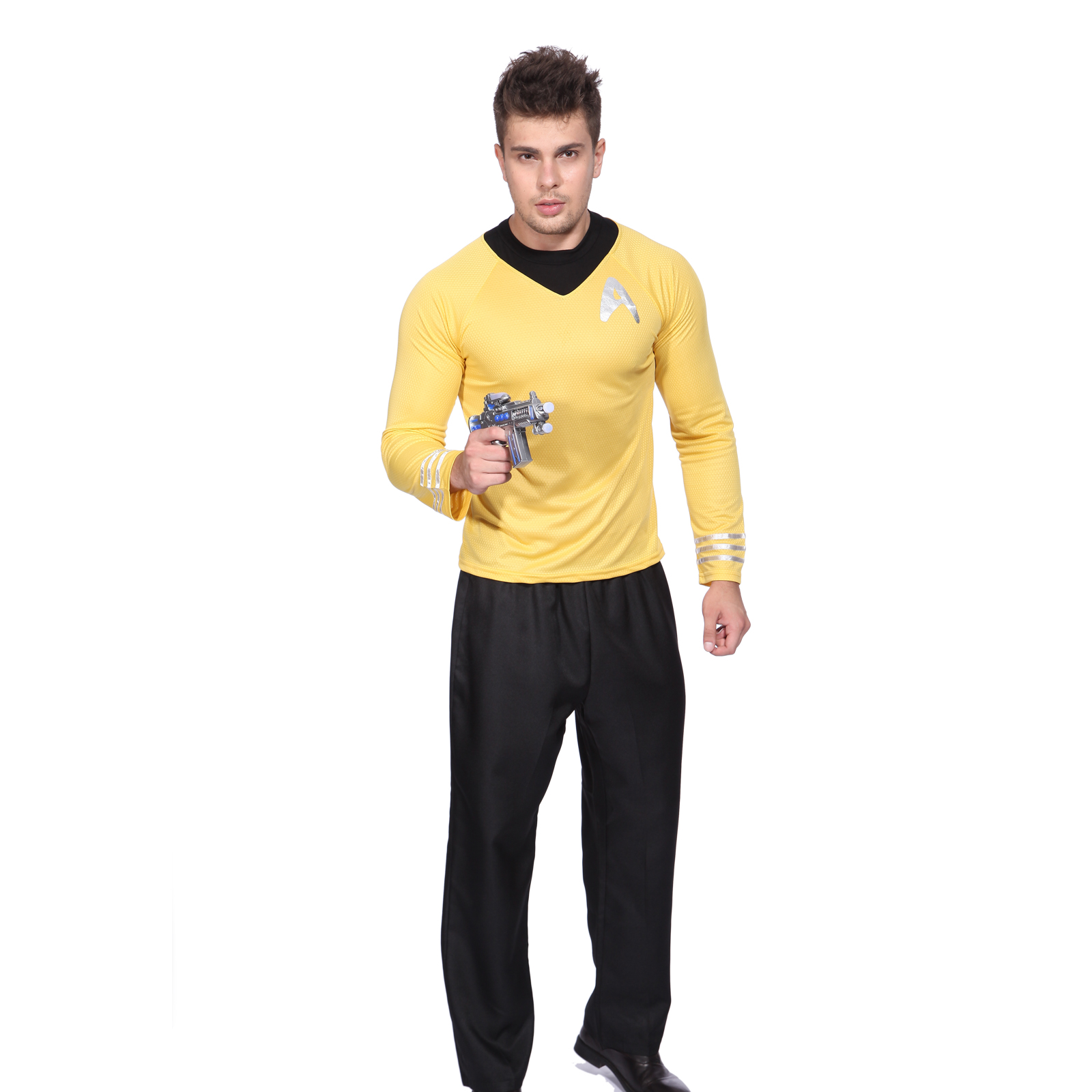 Mens Star Trek Startrek Movie Scotty Kirk Spock Fancy Dress Costume T-Shirt